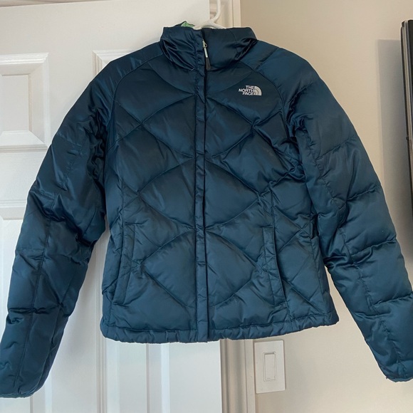 Blue The North Face Women's Puffer Jacket